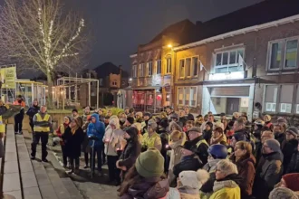 Silent wake held for deceased cyclist in Merelbeke-Melle