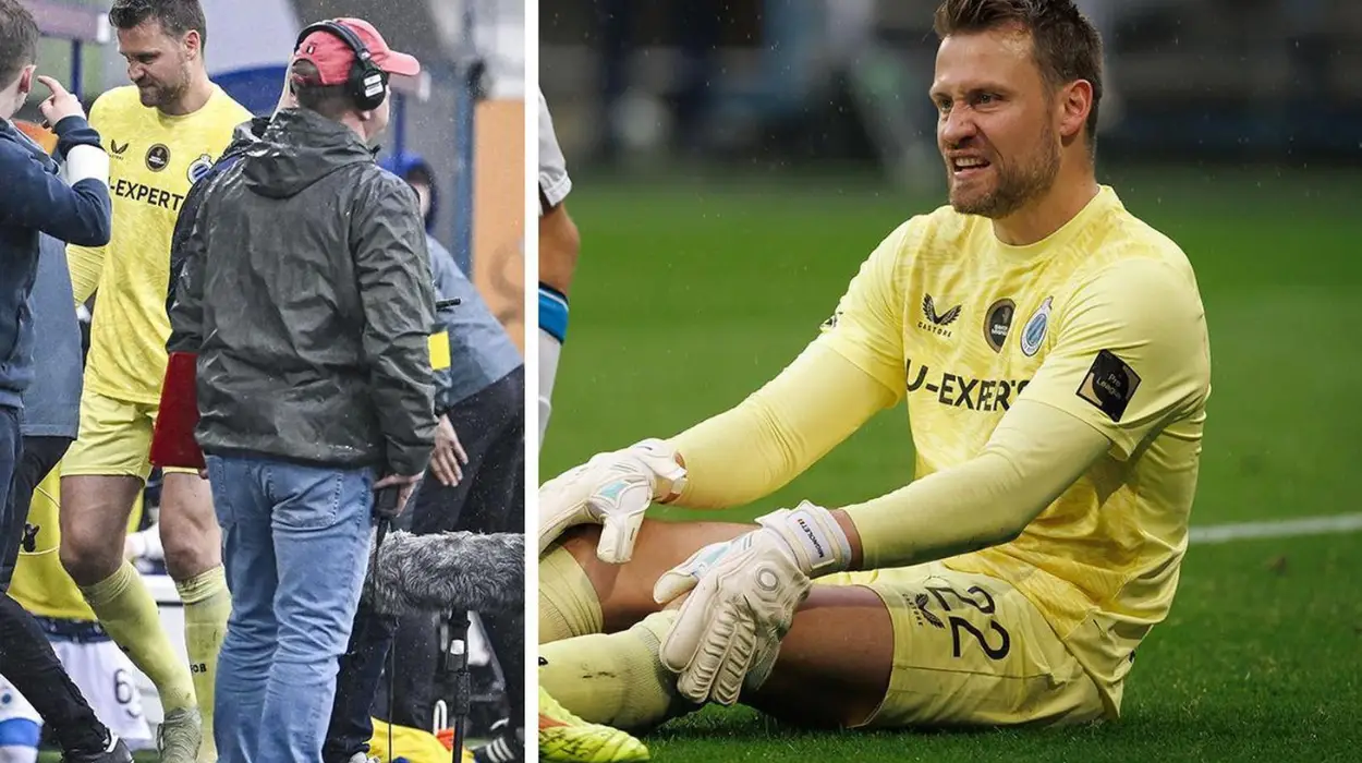 Simon Mignolet injured as Club Brugge face Union test