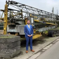 Sint-Gillis-Waas registers 20-years-old crane as lost object