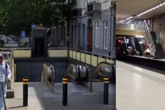 Sint-Jans-Molenbeek metro fight Two men fall on tracks, suspect arrested for manslaughter