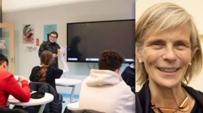 Sint-Jans-Molenbeek school In Brussels, renamed as Atheneum Caroline Pauwels