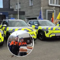 Sint-Niklaas police serve coffee to promote youth activities