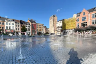 Sint-Truiden Groenmarkt fountains closed  to system failure