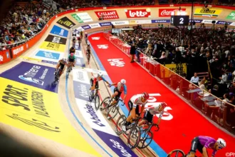Six days of Ghent Lotte Kopecky, Lindsay De Vylder, and top cyclists compete