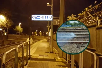 Small Track Fire Halts Trains in Sint-Gillis-Dendermonde