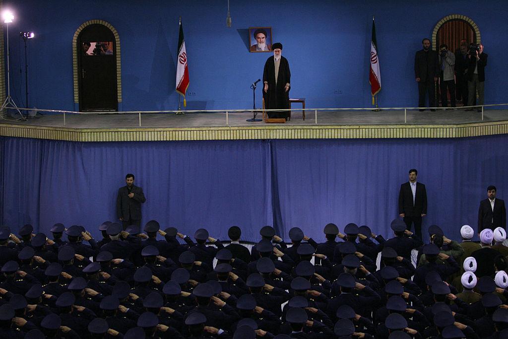 Iranian supreme leader Khamenei meeting senior government officials