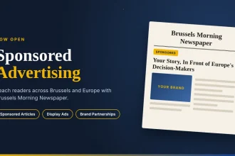 Sponsored Advertising at Brussels Morning Newspaper