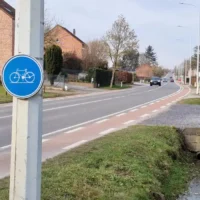 Steenweg Diepenbeek cyclists praise 70 to 50 kmh speed cut