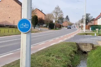 Steenweg Diepenbeek cyclists praise 70 to 50 kmh speed cut