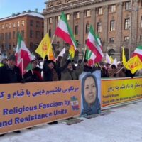 Pro state rallies Iran display national flags and symbols of resistance
