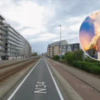 Storm Goretti threatens Christmas tree burnings in Middelkerke