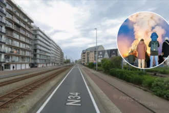 Storm Goretti threatens Christmas tree burnings in Middelkerke