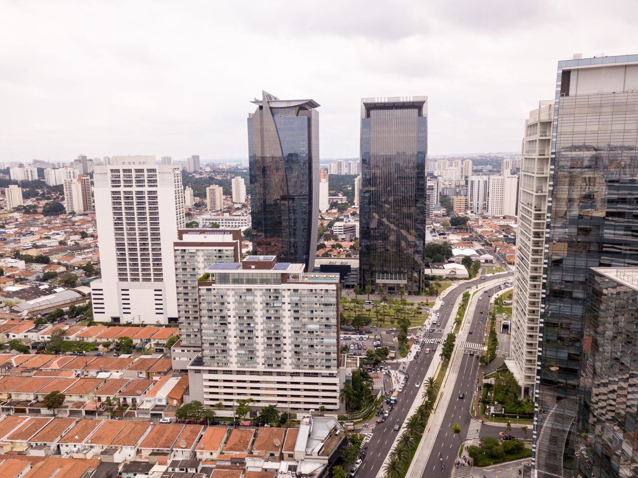 Brazil telecom market growth Sao Paulo skyline digital infrastructure expansion