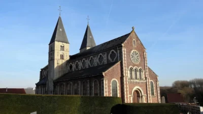 The Neerijse church roof repair, 70% funded by Flanders