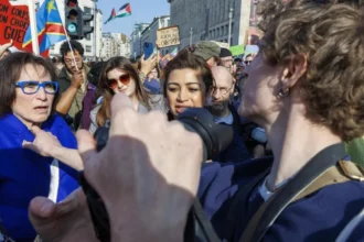 Thousands march in Brussels for women's rights