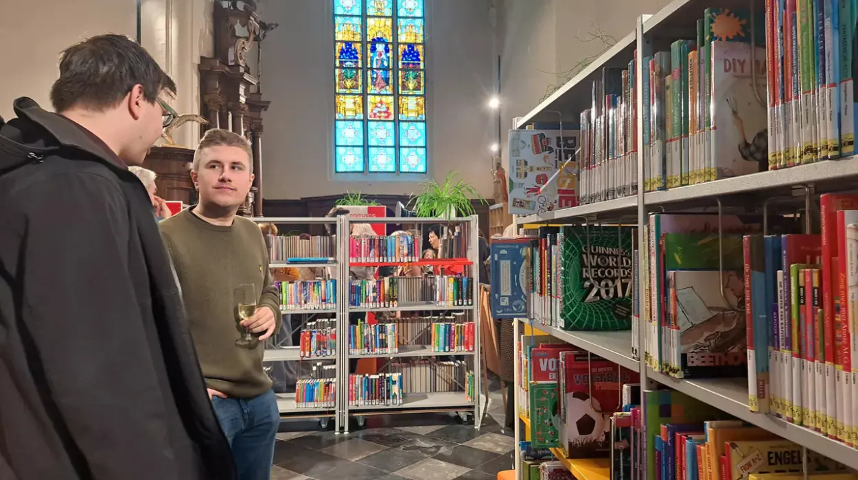 Tielt-Winge opens library in historic church with 15,000 books