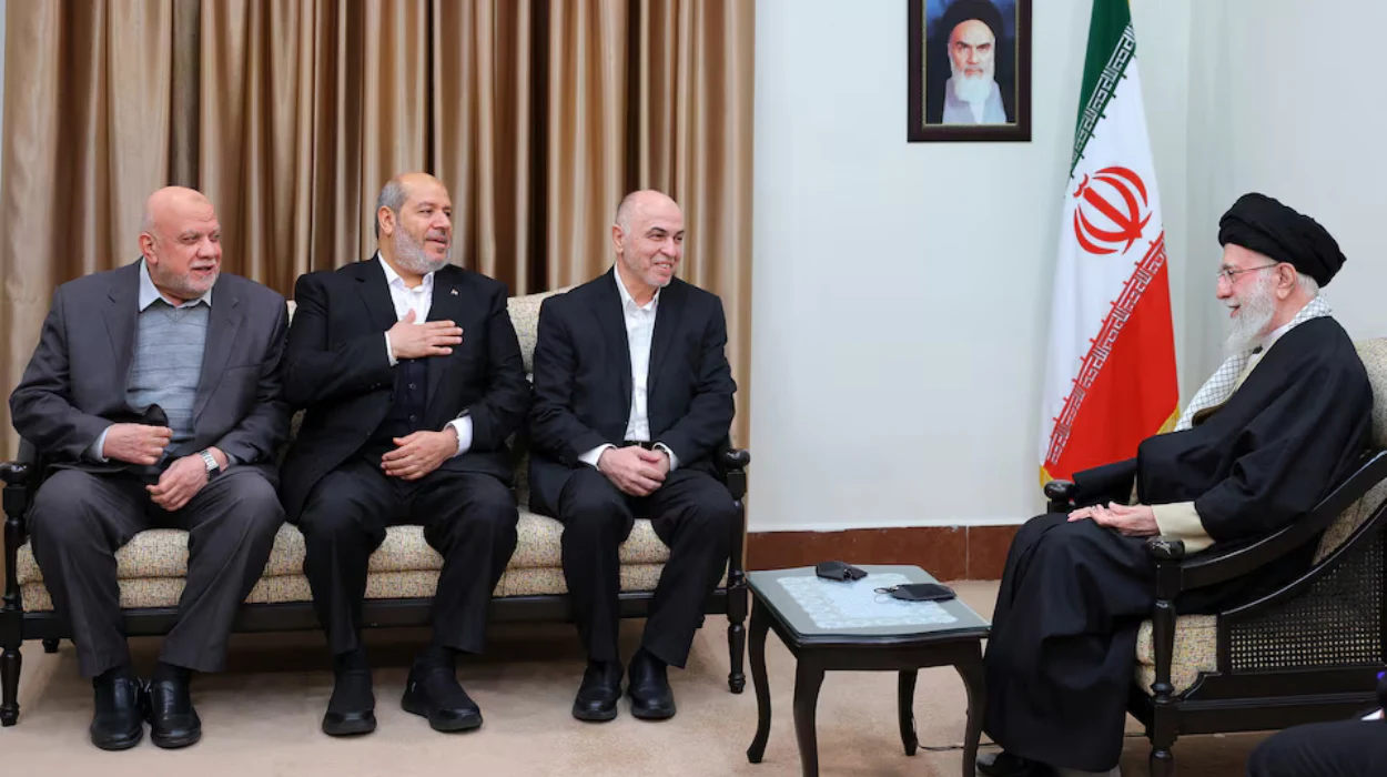 Top Hamas leader meets Iran’s Khamenei in Tehran