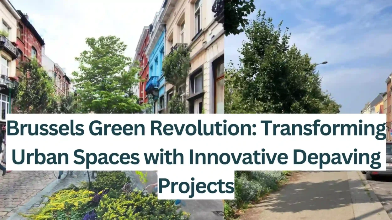 Depaving Brussels Green Revolution: Transforming Urban Spaces with Innovative ...
