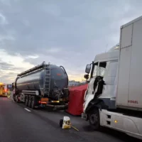Truck collision at construction site claim life of driver in Brussels