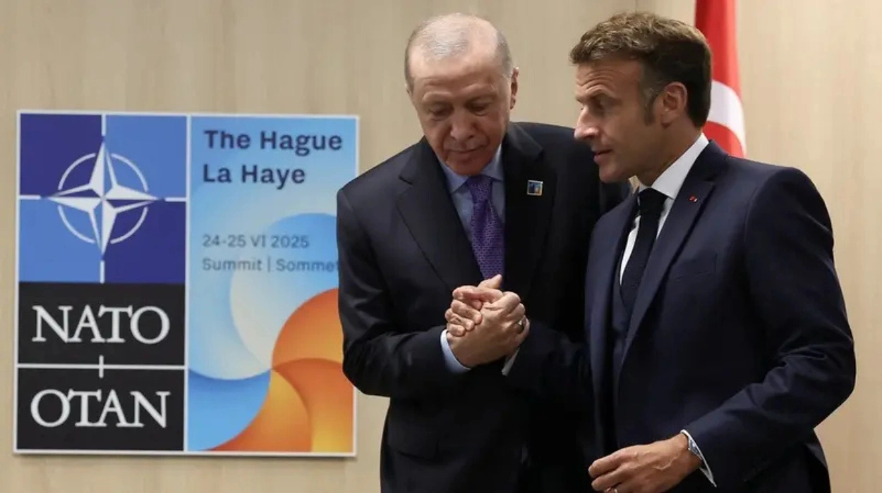 Turkey’s Erdogan praises Macron for Palestine recognition