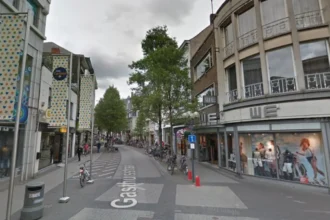 Turnhout drills in the shopping street to study infiltration