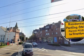 Turnhout residents queue for parking permits before Jan 1 rule