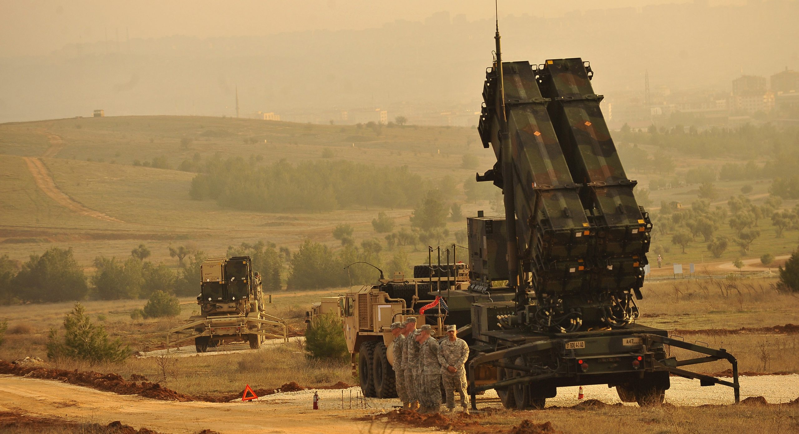 Bahrain Missile Defense System Patriot battery deployed at military base protecting national airspace