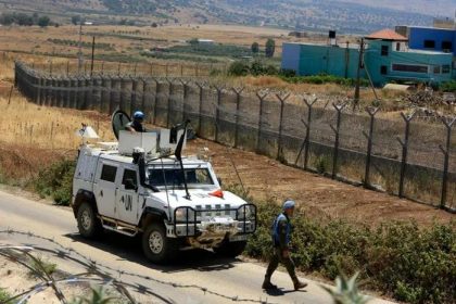 Israel Lebanon border tensions following Hezbollah accusations against Israel in Beirut, Lebanon, 2026
