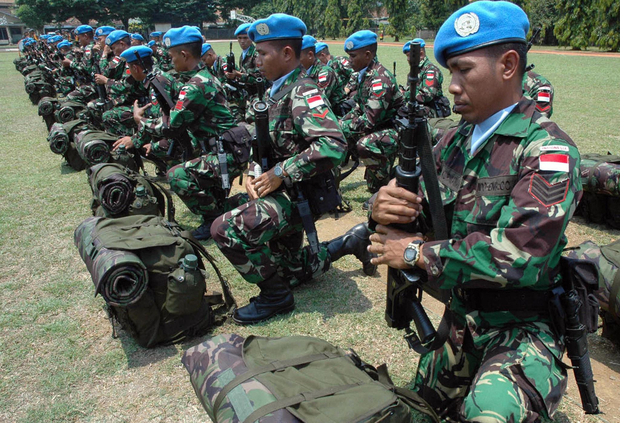 Indonesia Gaza troops preparing for possible overseas deployment