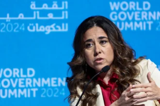 UAE's Lana Nusseibeh participates in European Council presidency transition ceremony