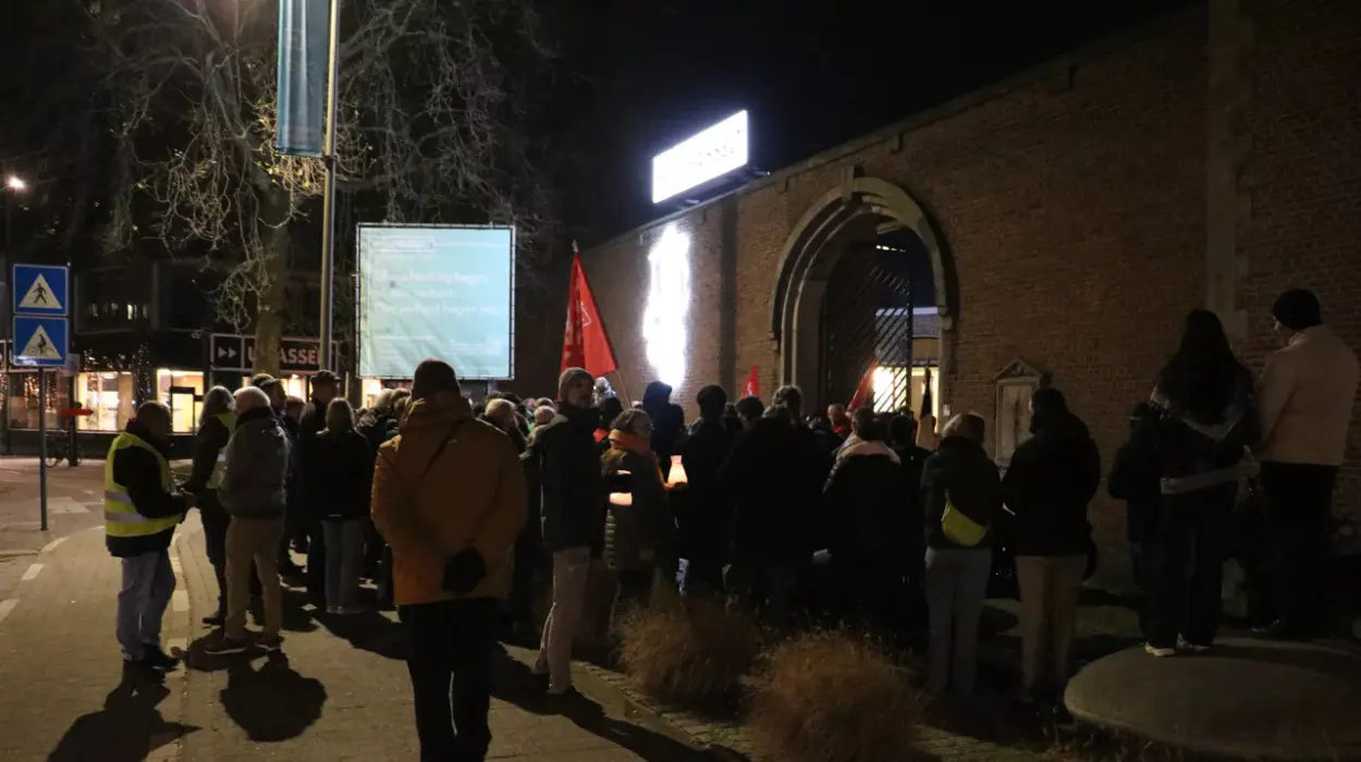 UHasselt students protest Dewinter's lecture, remember WWII resistance fighters