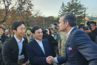 US Defence Secretary Pete Hegseth visits Korean DMZ