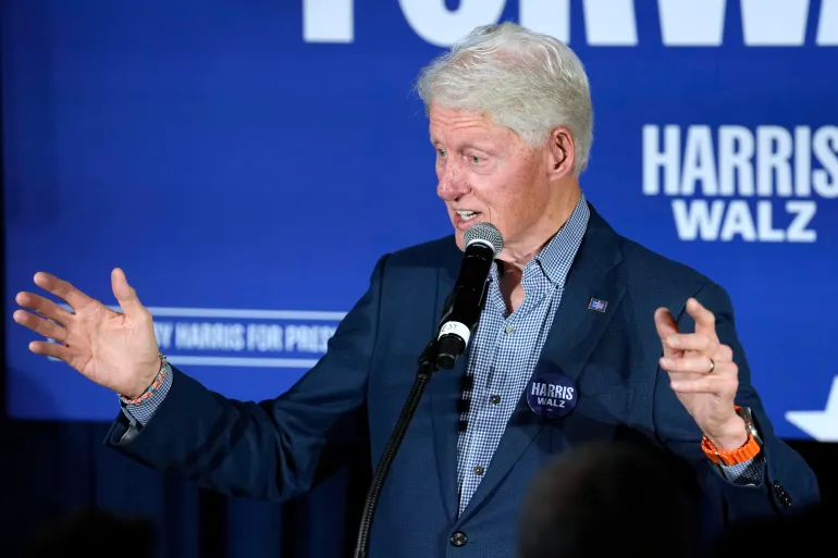 US President Bill Clinton
