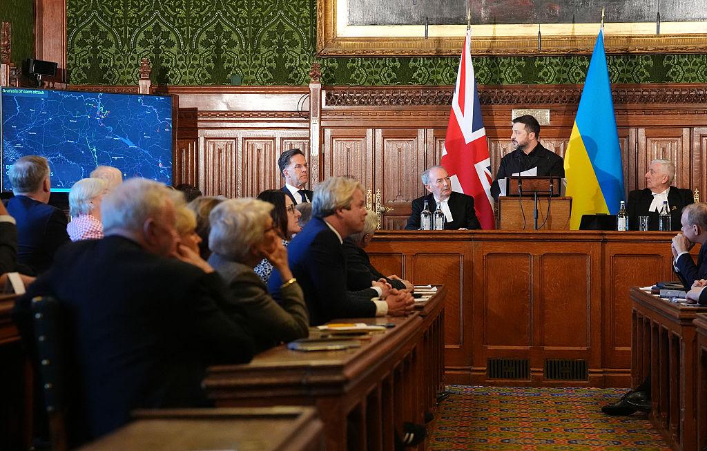UK ceasefire Lebanon discussion at international peace talks conference
