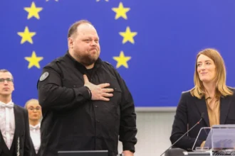 Ukrainian speaker urges EU support in EU Parliament address