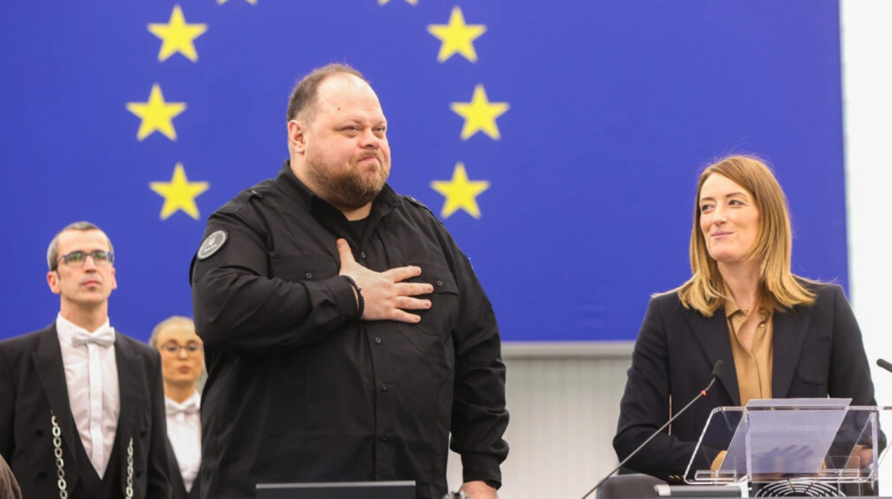 Ukrainian speaker urges EU support in EU Parliament address