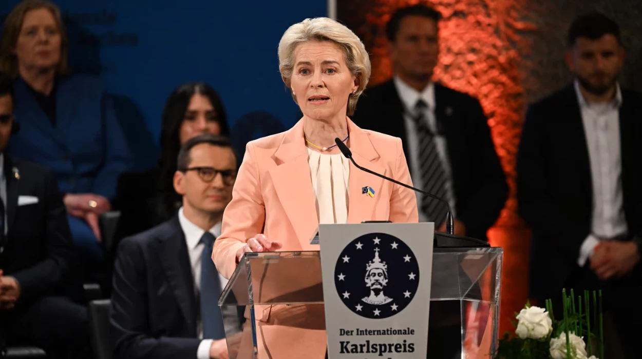 Ursula von der Leyen rewarded for unification of EU