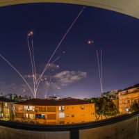 Israel missile defense system radar tracking incoming missiles