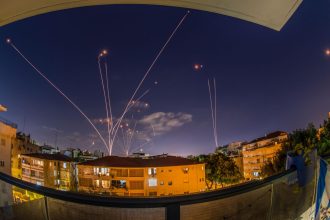 Israel missile defense system radar tracking incoming missiles