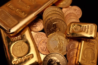 Gold falls after commodity index rebalancing triggers institutional selling
