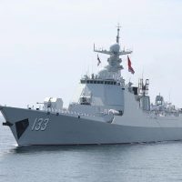 Royal Australian Navy warship operating in Indo Pacific waters in 2026