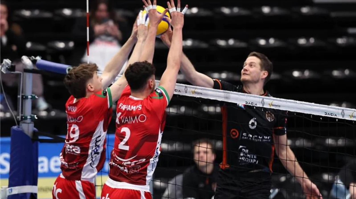 VC Greenyard Maaseik defeats Caruur 0-3 in Ghent
