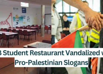 VUB-Student-Restaurant-Vandalized-with-Pro-Palestinian-Slogans