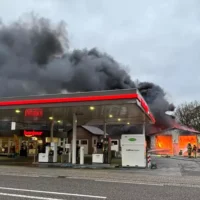 Van fire in Bocholt Smoke inhalation injured two