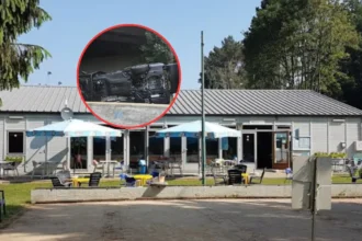 Vehicle slams into bridge in Wezembeek-Oppem