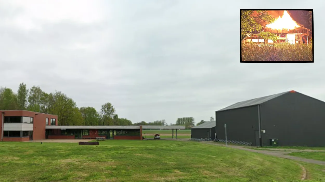 Veltem Scout building destroyed by fire, Lt. De Greef leads