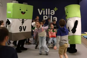 Villa Pila in Tienen Educating 35,000 students on battery recycling with Nele Peters