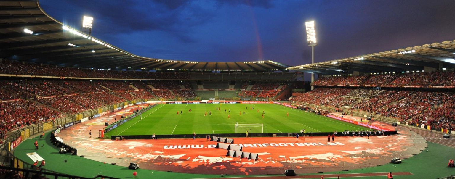 King Baudouin Stadium in Brussels, venue for the France Belgium win