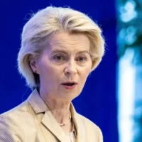 Von der Leyen defends commission's sanctions on Israel