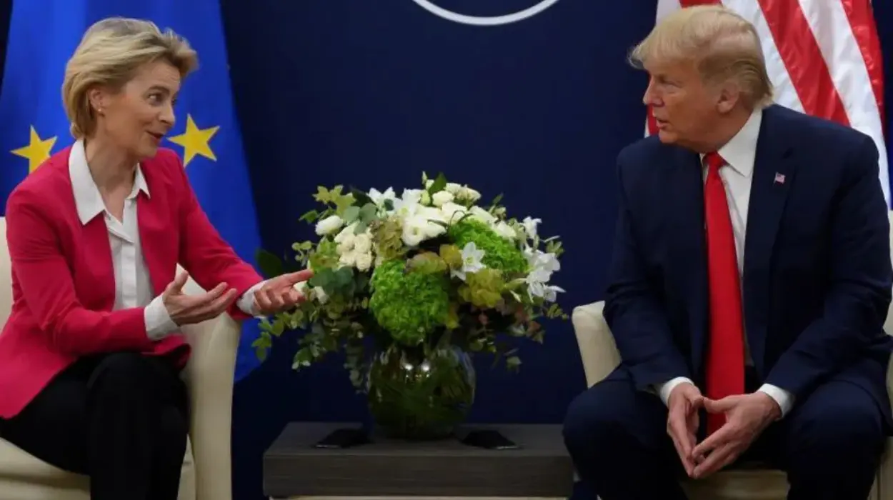 Commission chief Von der Leyen says EU working nonstop on tariff deal with US